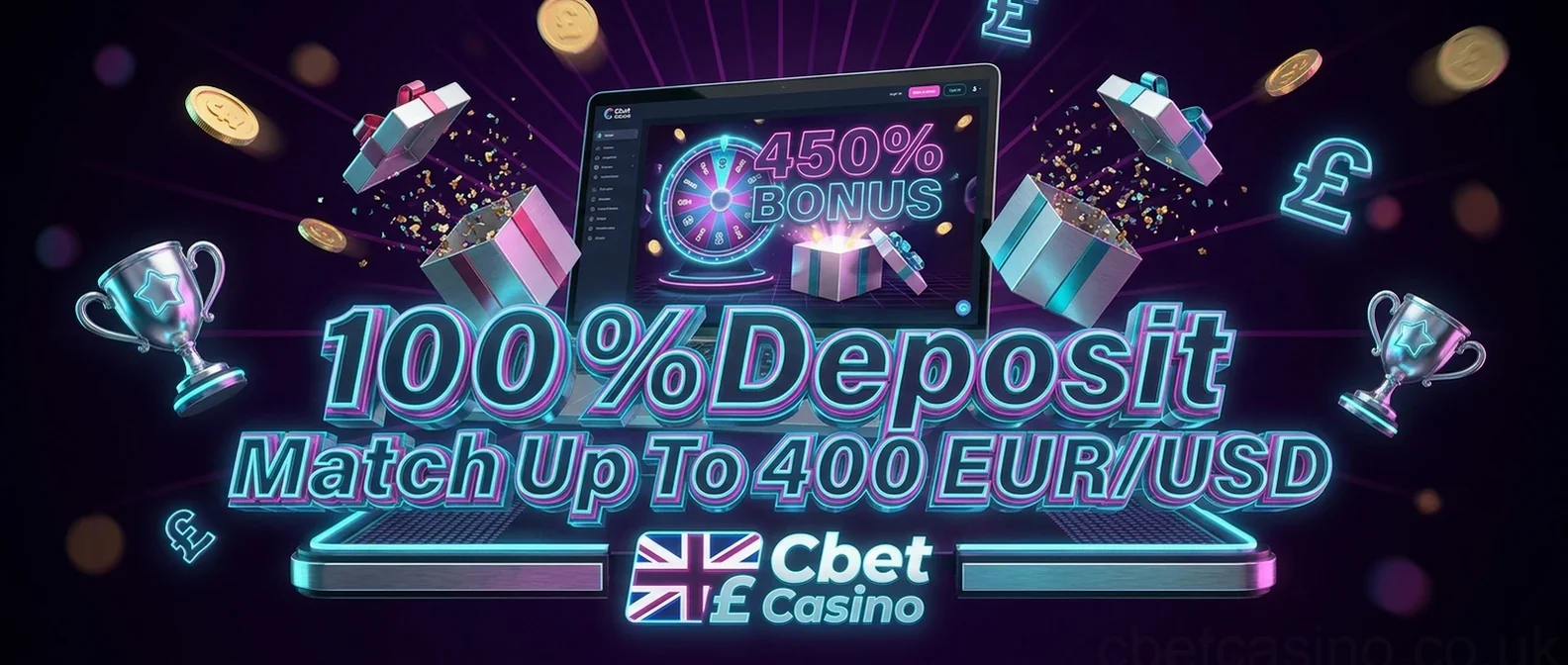 100% Deposit MatchUp To 400 EUR/USD